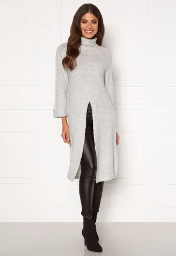Happy Holly Milla long sweater Light grey melange 32/34