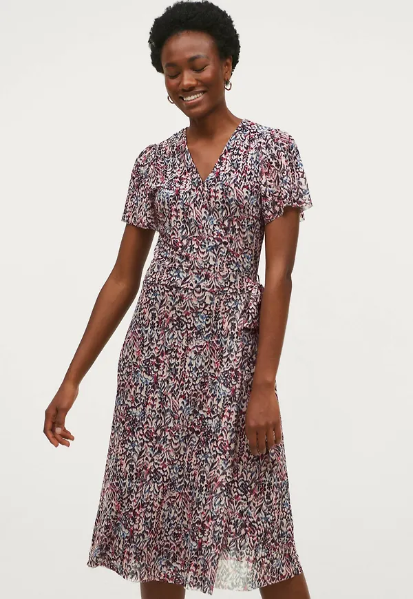 Soaked in Luxury - Klänning slLourdes Wrap Dress - Röd