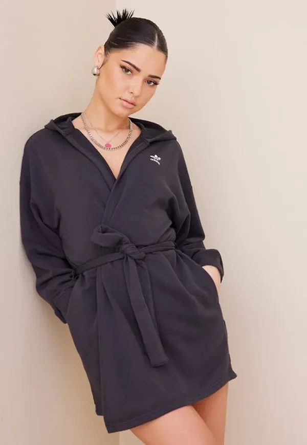 Adidas Originals Hooded Dress Cardigans Black