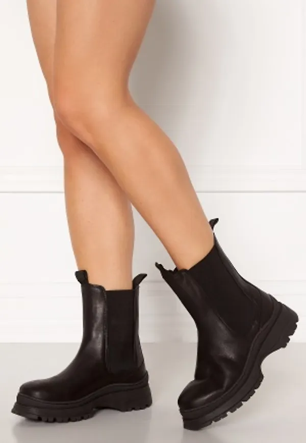SELECTED FEMME Lucy Leather Chelsea Boot Black 41