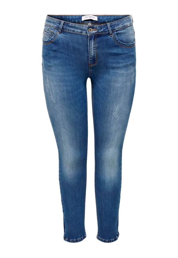 Only Carmakoma - Jeans carKarla Reg Ank BJ11336 - Blå
