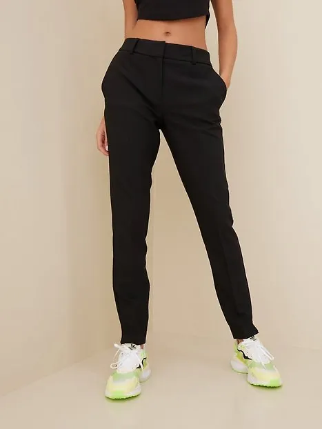 Selected Femme Slfrita Mw Slim Pant Black B Noos Byxor