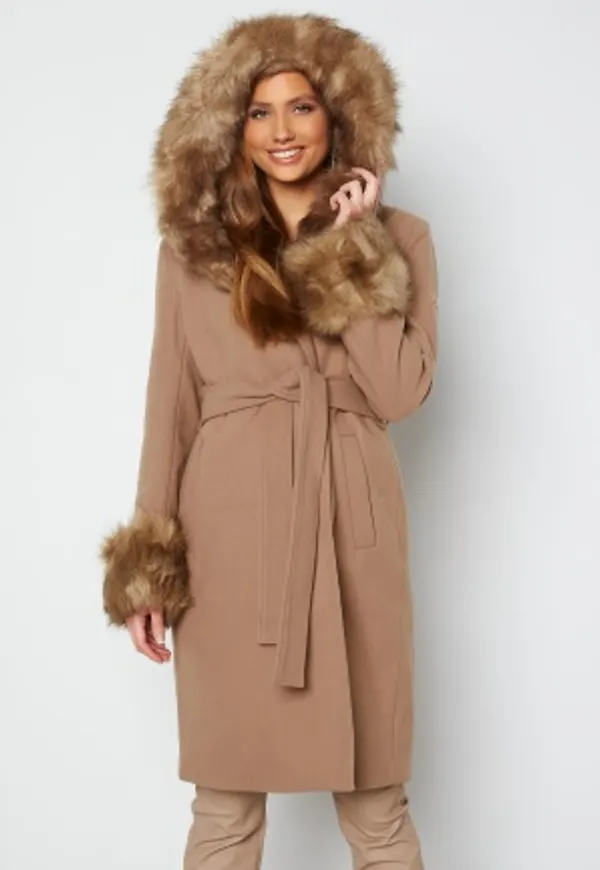 Hollies Camilla Coat Taupe/Taupe 36