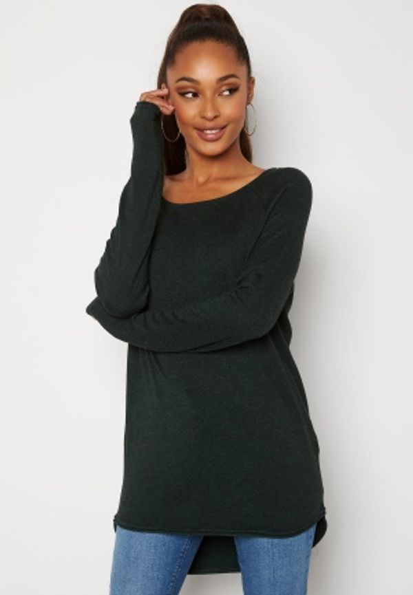 ONLY Mila Lacy L/S Long Pullover Green Gables S