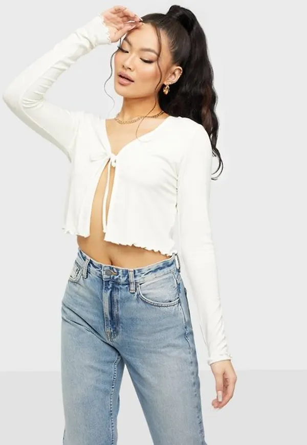 Vero Moda Vmlena L/S Crop Cardigan Exp Cardigans