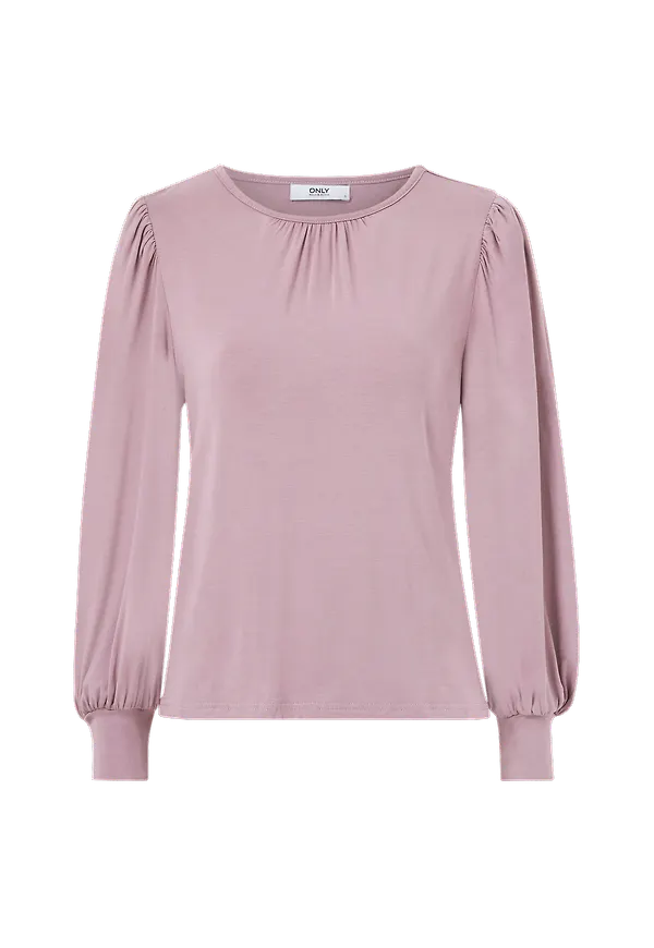 Only - Topp onlHelenLS O-neck Top - Lila