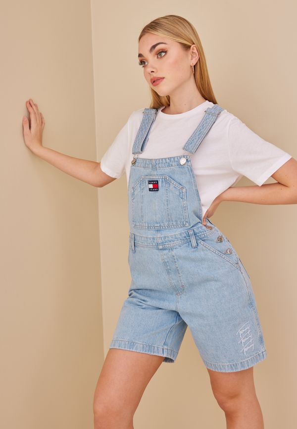 Tommy Jeans - Playsuits - Dnm Dungaree Short - Jumpsuits - Playsuits