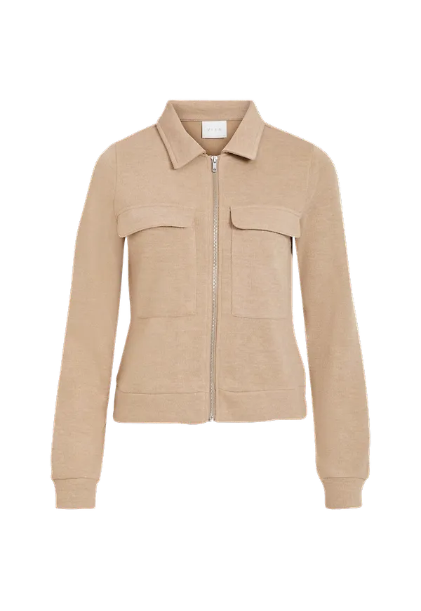 Vila - Cardigan viMany L/S Cardigan - Natur