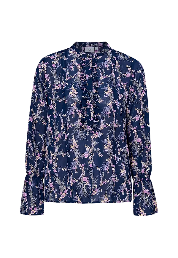 Saint Tropez - Blus Spring Love Shirt - Blå