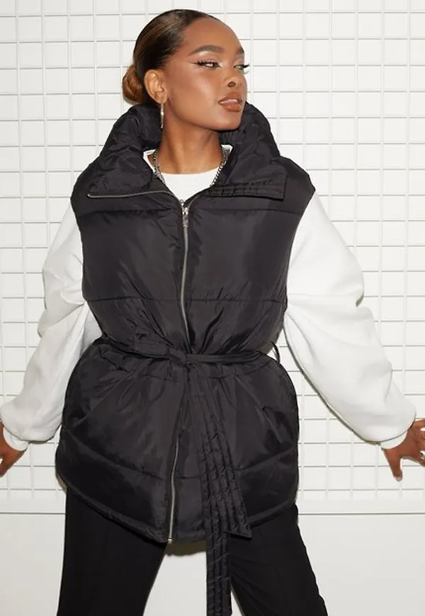 NLY Trend Oversize Puffer Vest Västar Svart