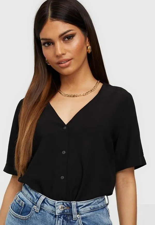 Pieces Pccecilie Ss Top Noos Bc Vardagsblusar Svart