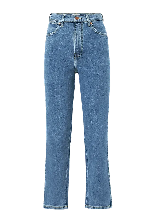 Wrangler - Jeans Wild West High Rise Straight - Blå