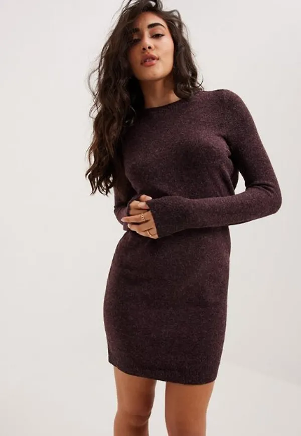 Vero Moda Vmdoffy Ls O-Neck Dress Ga Noos Midiklänningar