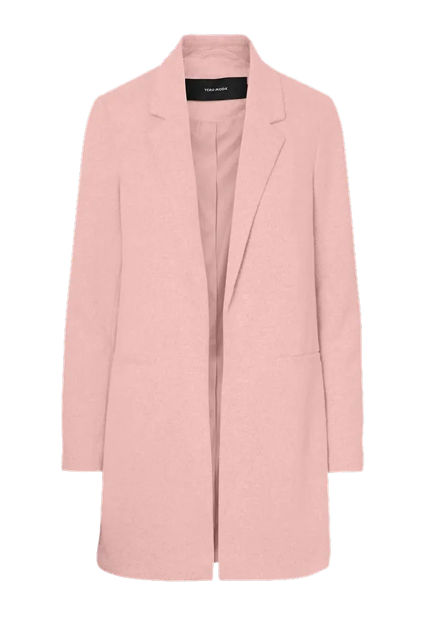 Vero Moda - Kavaj vmJaney L/S Long Blazer Color - Rosa