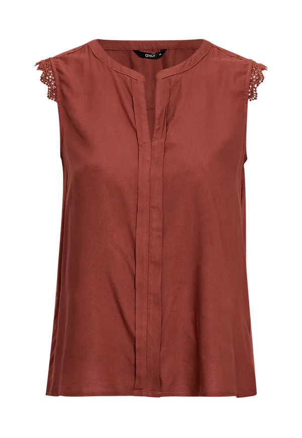 Only - Topp onlKimmi S/L Top - Röd
