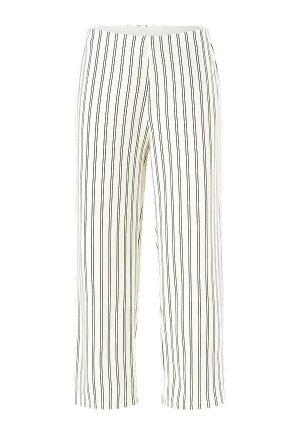 pieces - Culottebyxor pcNatrine MW Culotte Pants - Svart