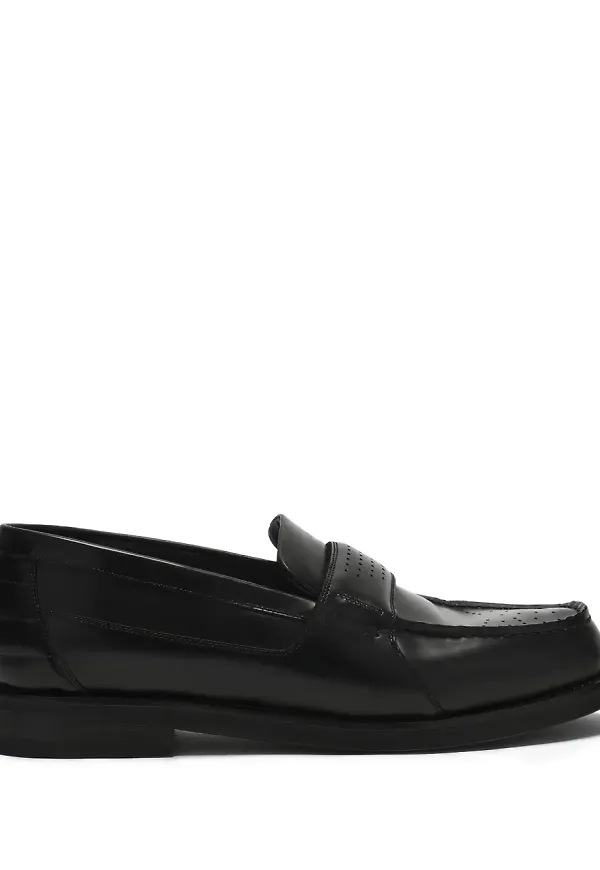 1989 STUDIO läderloafers - Svart