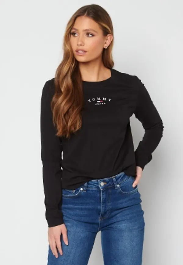 TOMMY JEANS Slim Essential Logo BDS Black S