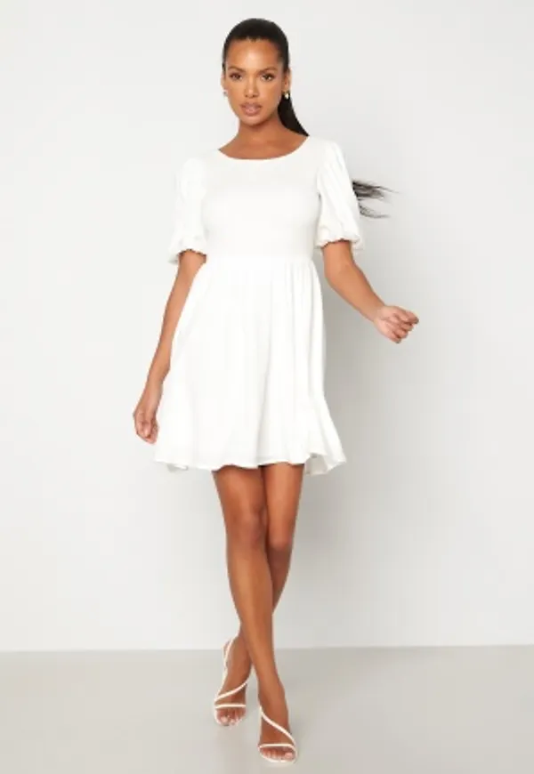 Bubbleroom Occasion Deana Smock Dress White S