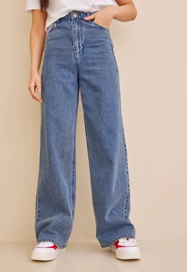 Pieces Pcelli Ultra Hw Wide Jeans Lb Bc Loose fit