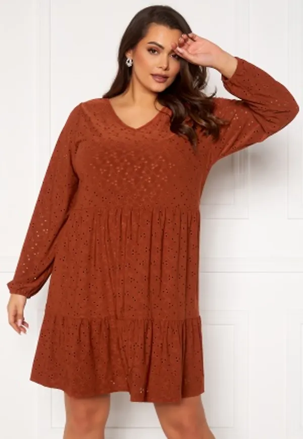 Only Carmakoma Zabby LS Knee Dress Arabian Spice 54 (XL)