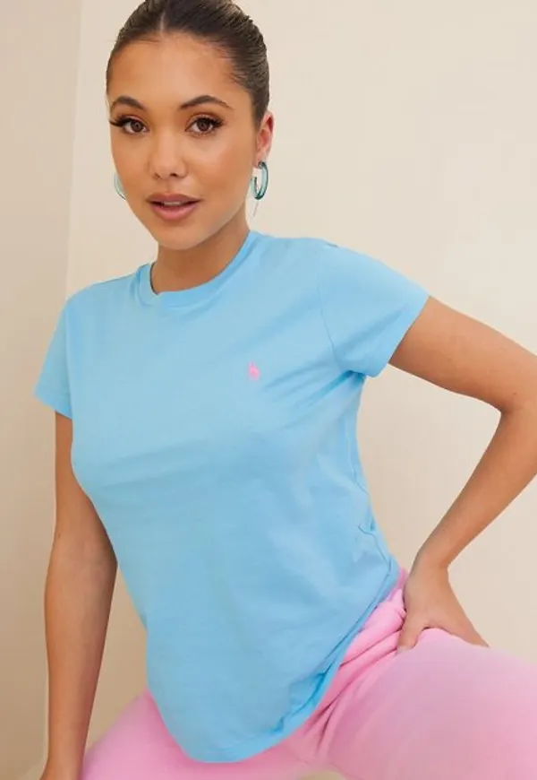 Polo Ralph Lauren Rl Tee W Pp-Short Sleeve-T-Shirt T-shirts Turkos