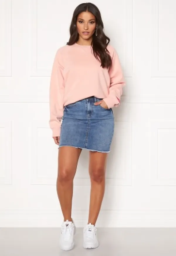 Pieces Aia Denim Skirt Light Blue Denim XS
