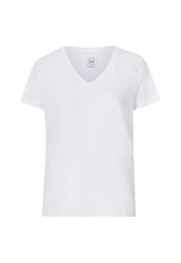 Lee - Topp V Neck Tee - Vit