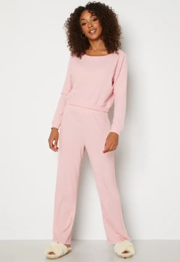 DORINA Waffle Lounge Pant PK0048-Pink XL