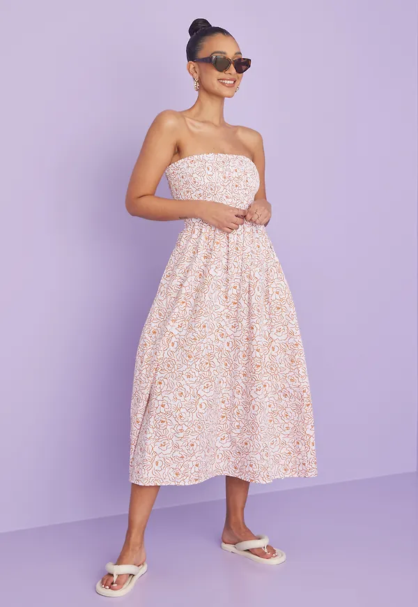 Faithfull the Brand - Midiklänningar - Madella Midi Dress - Klänningar