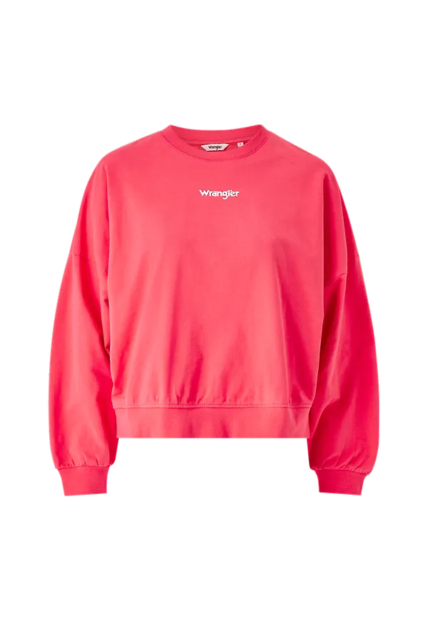 Wrangler - Sweatshirt Summer Weight Sweat - Rosa