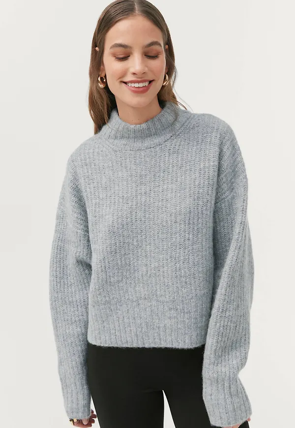 Gina Tricot - Tröja Kira Knitted Sweater - Grå