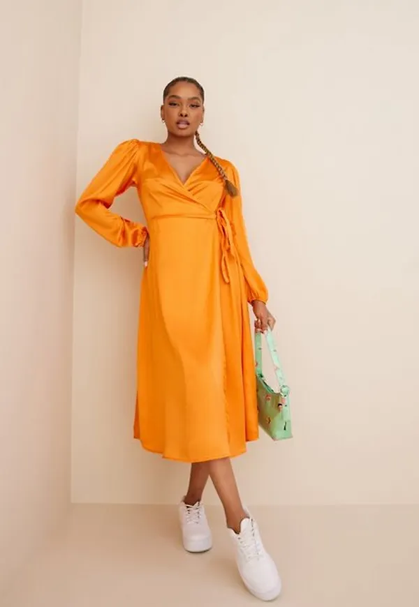 Pieces Pcdi Ls Midi Dress D2D Loose fit dresses Exuberance