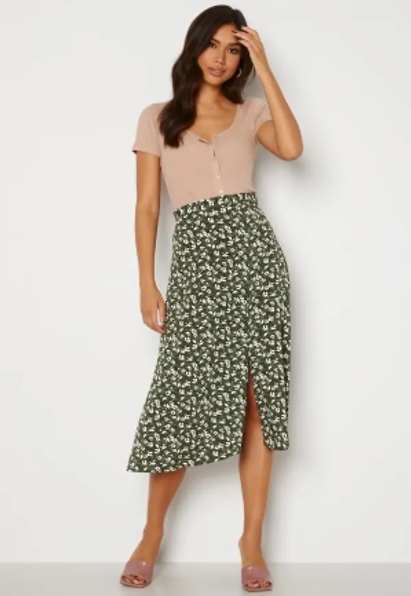 Trendyol Donna Midi Skirt Khaki 34