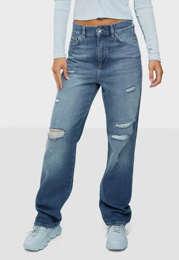 Only Onlmiloh Life Ex Hw Wide Dest Dnm R Wide leg jeans