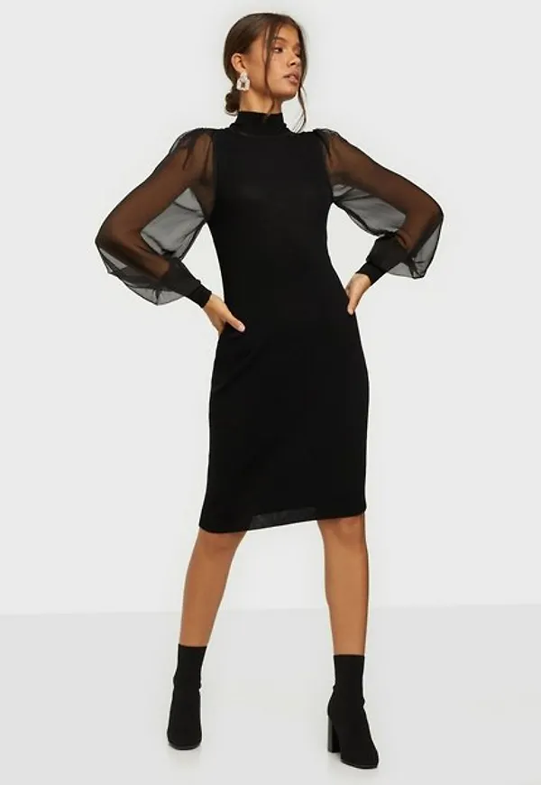 Y.A.S Yasmelanie Ls Knit Dress Loose fit dresses