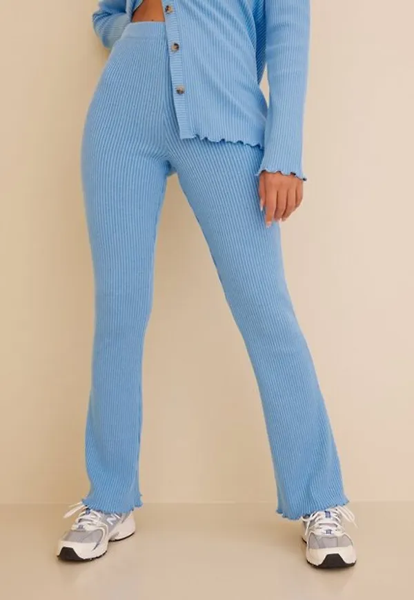 Pieces Pcsigrud Hw Flared Pants D2D Dmo Byxor Little Boy Blue