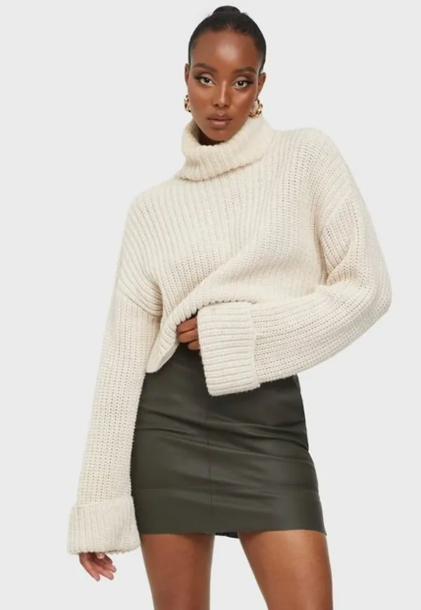 Only onlBASE Faux Leather Skirt Otw Noos Kjolar