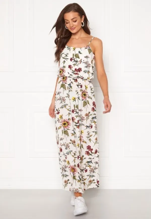 ONLY Winner SL Maxidress Cloud Dancer, AOP:Bo 34