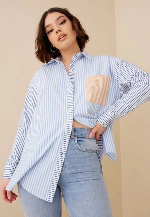 NLY Trend Everyday Shirt Skjortor Randig