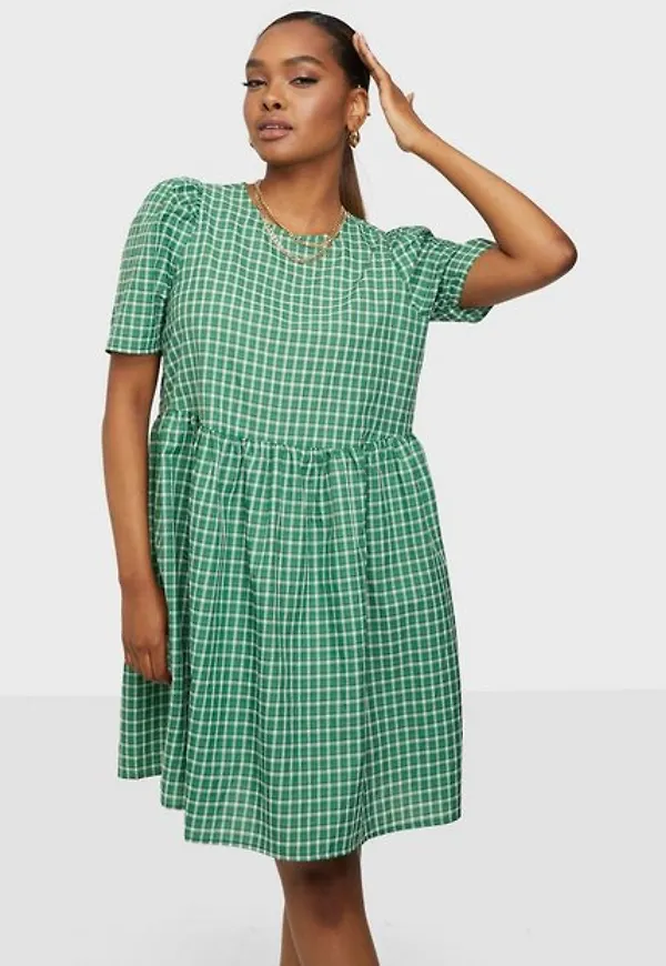 Vero Moda Vmada Ss Check Short Dress SB8 Klänning