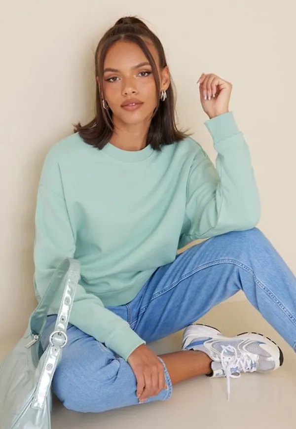 Lee Jeans Crew Sws Sweatshirts Green