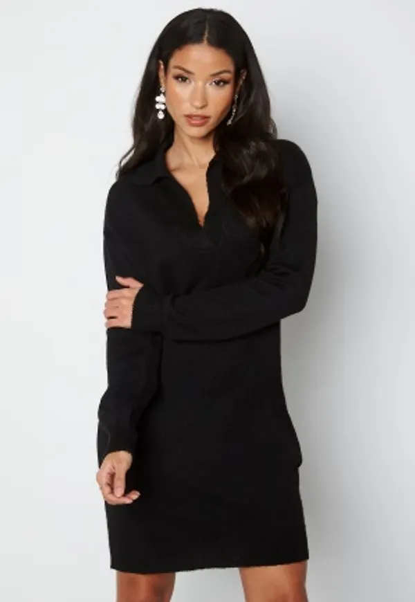 JDY Rue Vega L/S Dress Black L
