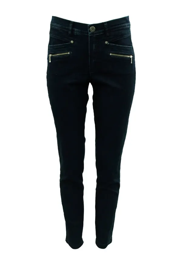2-Biz - Skinny Jeans - Svart - Dam - Storlek: 2Xl,Xl,L,M,S,Xs,3Xl