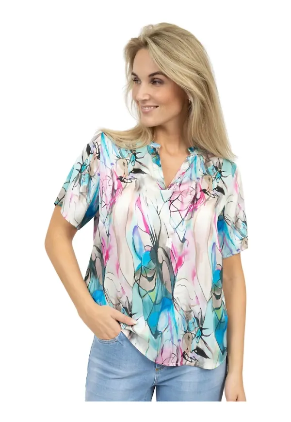 2-Biz Blouses Flerfärgad, Dam