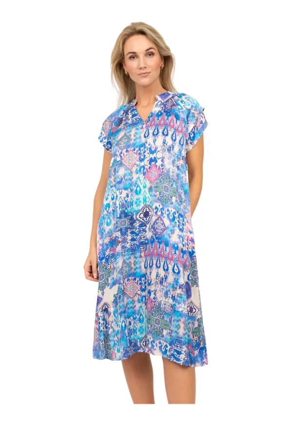 2-Biz Midi Dresses Flerfärgad, Dam