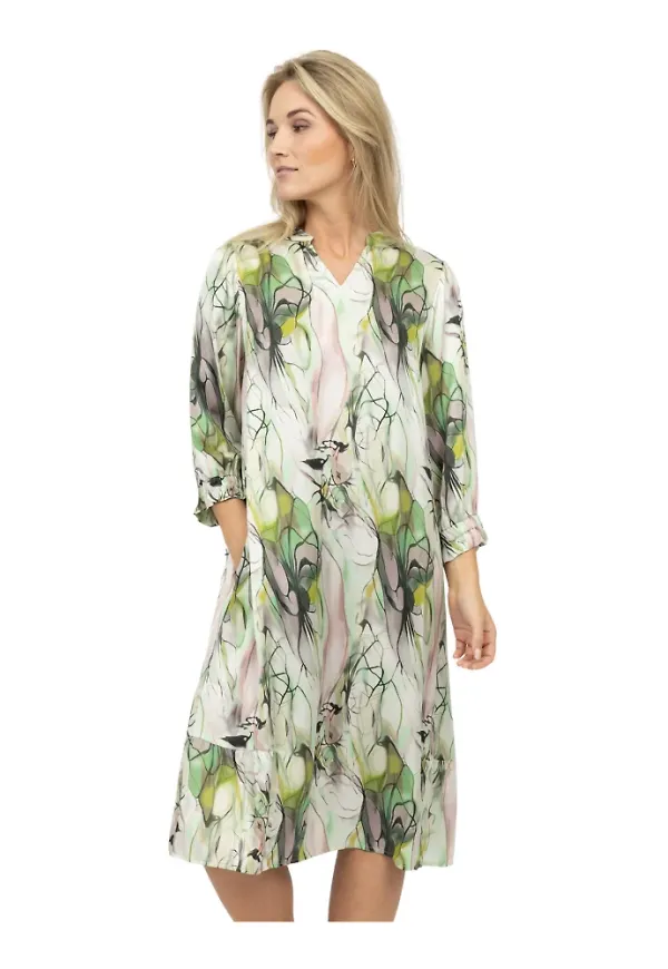 2-Biz Midi Dresses Flerfärgad, Dam