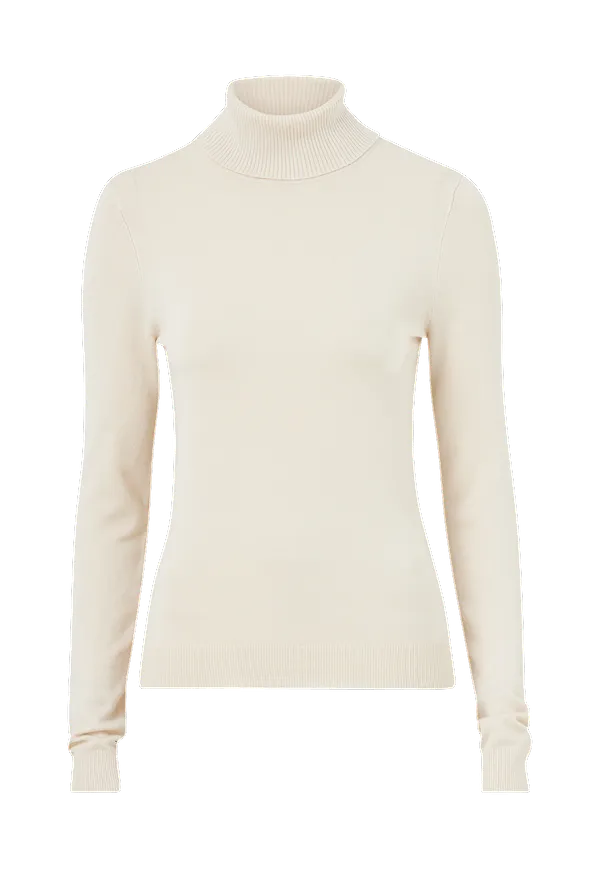 Vero Moda - Tröja vmGlory LS Rollneck Blouse - Grå