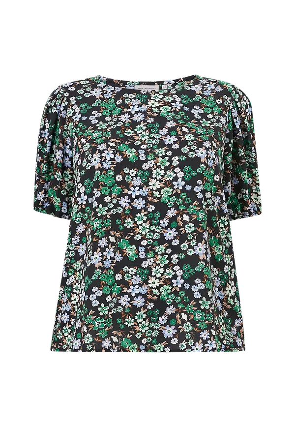 Only Carmakoma - Topp carAnemony SS Top - Svart