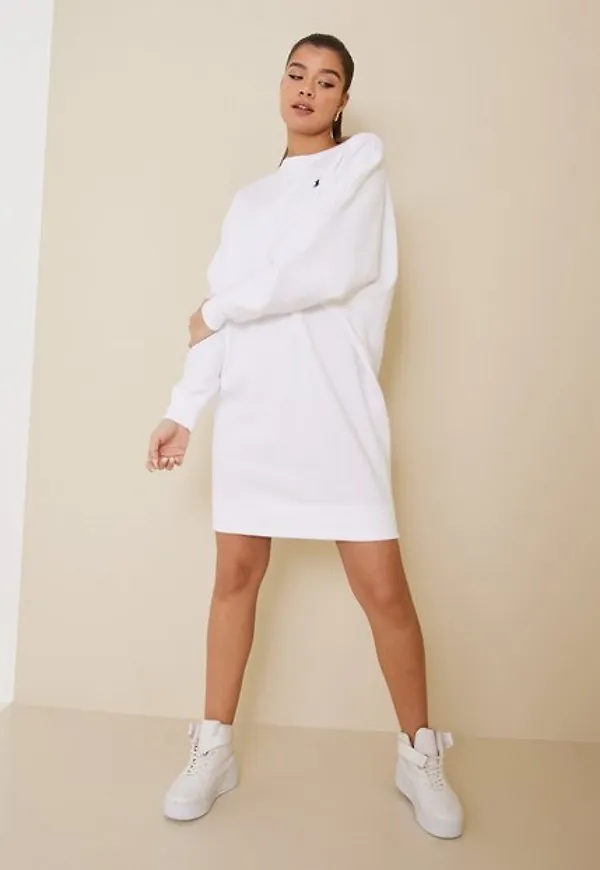 Polo Ralph Lauren Btwng Dr-Short Sleeve-Day Dress Klänningar White